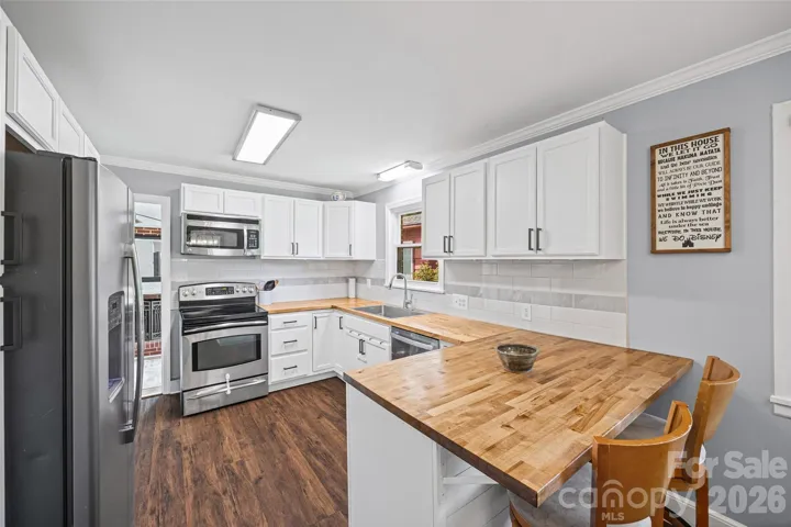 Remodeled kitchen