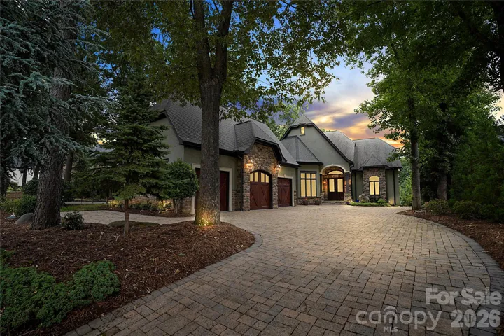 Custom Lake Wylie estate inside gated Reflection Pointe.