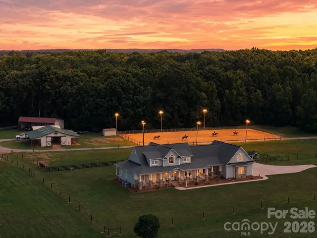 An equestrian's dream estate being offered with either two parcels totaling 27 acres or one parcel with home on 16.74 acres.  The complete package for the discerning homeowner and equestrian