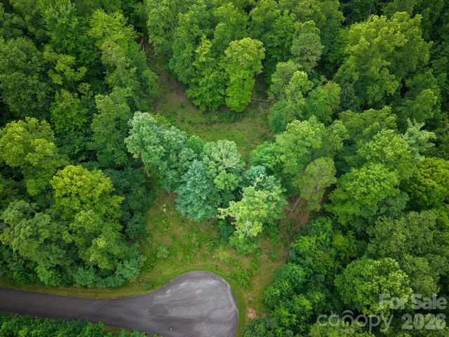 Overhead view of lot