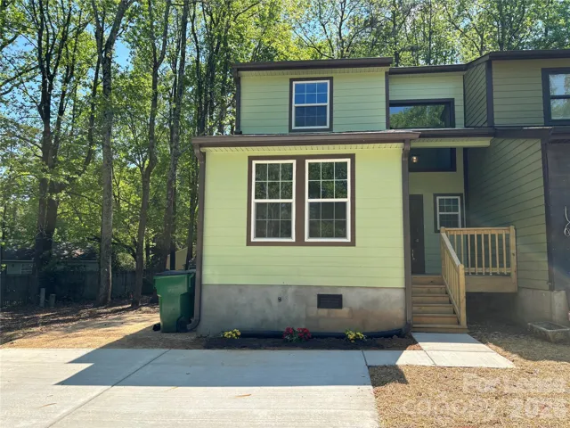 Front  with large parking area