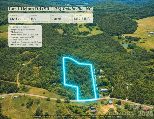 acreage for sale East Bend NC