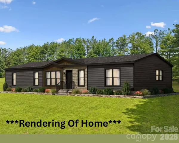 Computer generated rendering of the home.