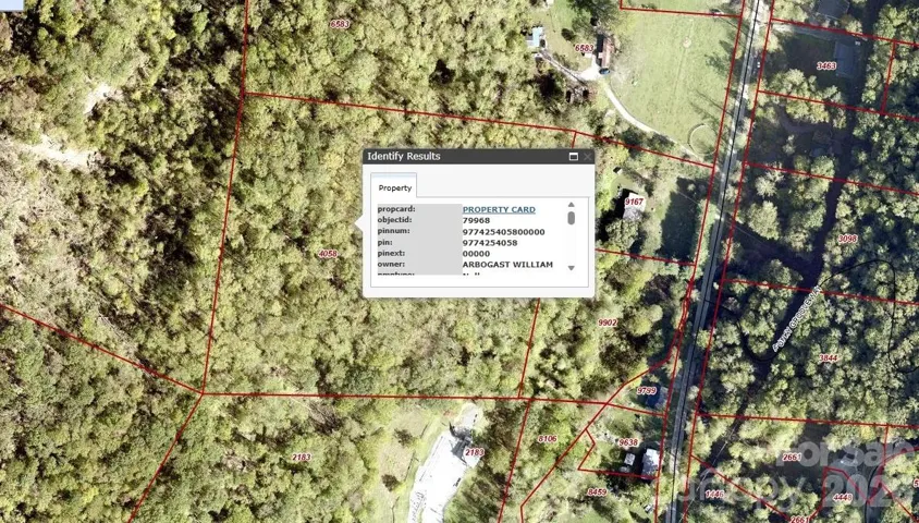 GIS Imagery with info