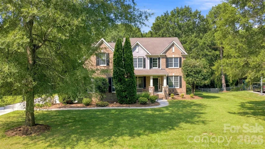 Beautiful home set back from the street.