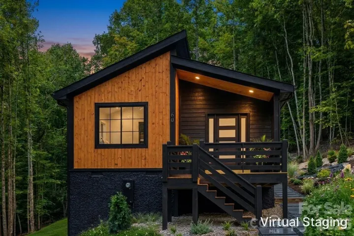 Modern mountain exterior