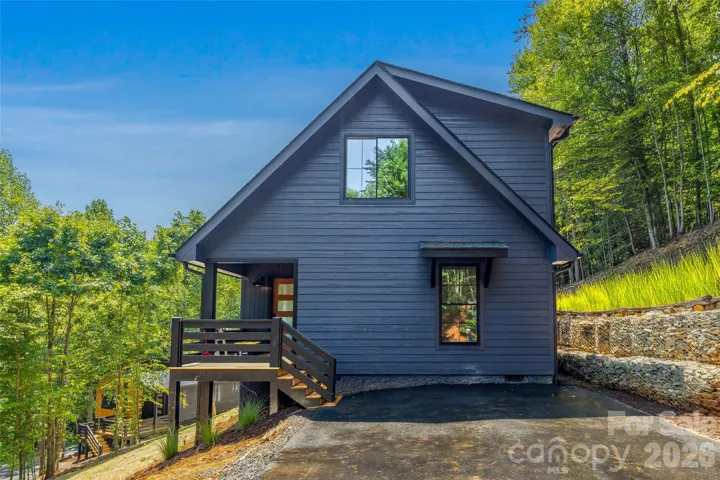 Modern mountain exterior
