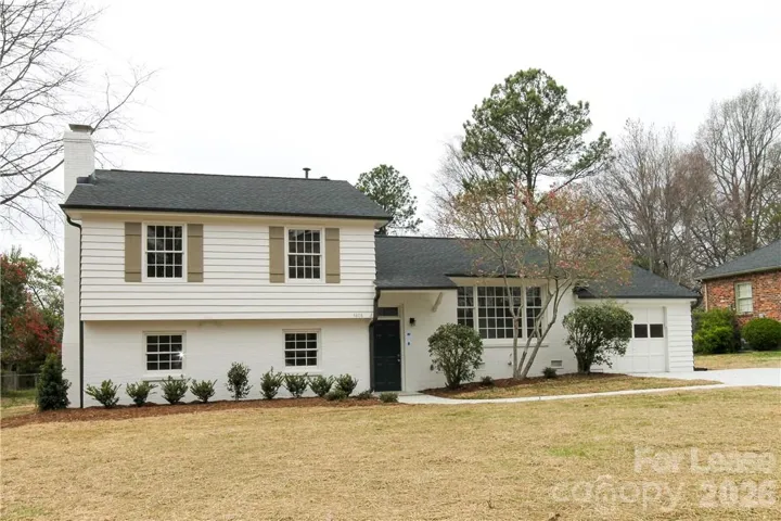 Fresh landscaping plus attached 1-car garage