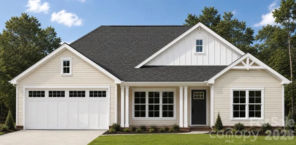 This picture is a representation of the finished front elevation