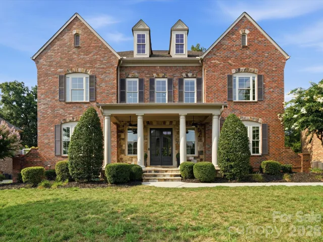 All brick estate home.