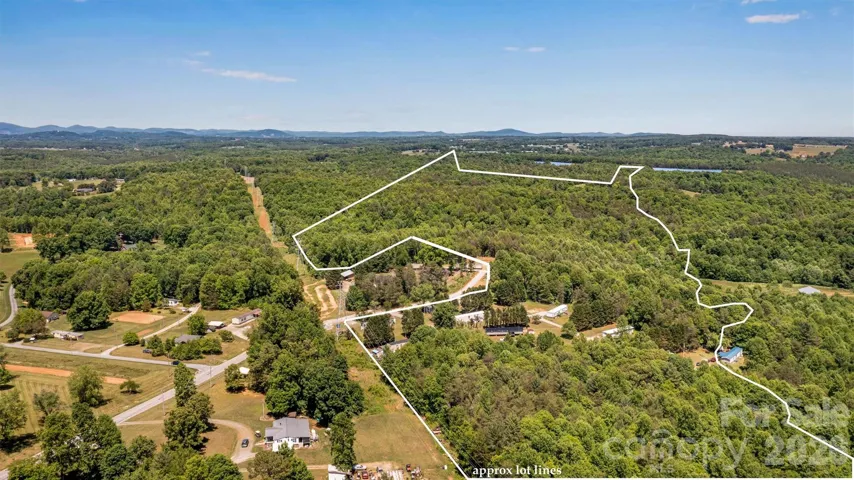 Aerial View - Lot Lines are Approximate