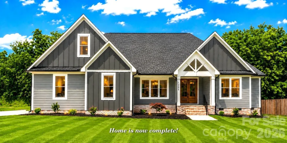 Home is done & ready for move in. 1.5 story Farmhouse & Craftsman inspired with lots of architectural character.