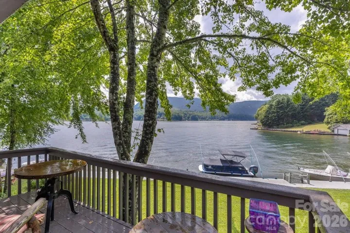 View of Lake Toxaway from the Deck