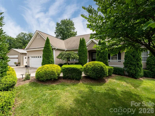 Beautifully landscaped front yard