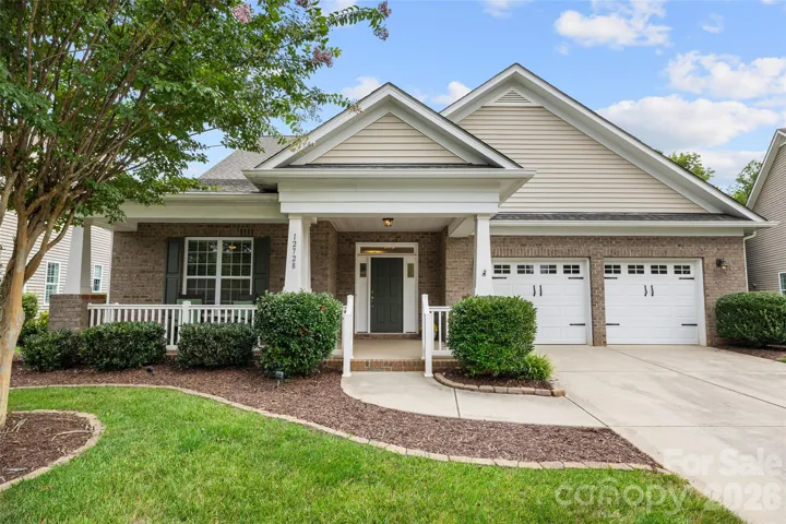 Spacious covered front porch