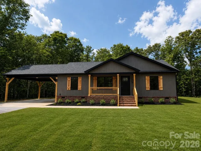 Great curb appeal!*virtually added grass
