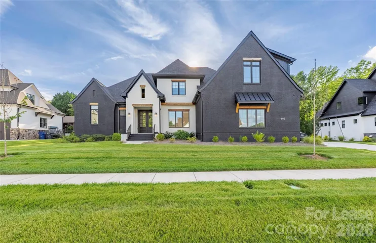 Modern Black & White Front Exterior