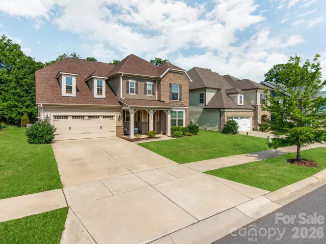 House Sits Back Nicely Against a Private Wooded Lot
