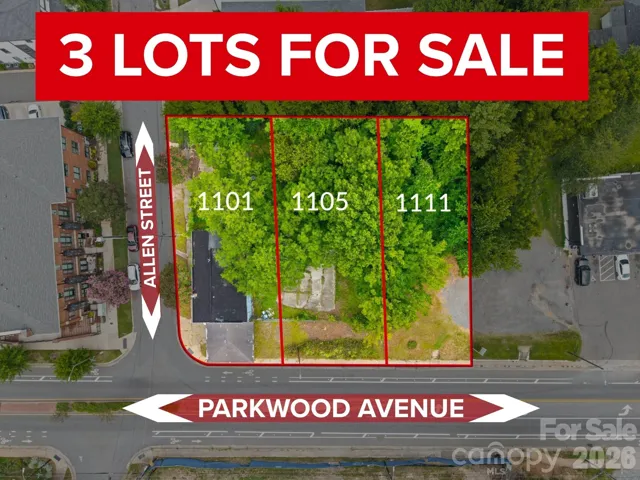 3 LOTS FOR SALE ON PARKWOOD AVENUE