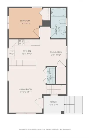 Main level floor plan