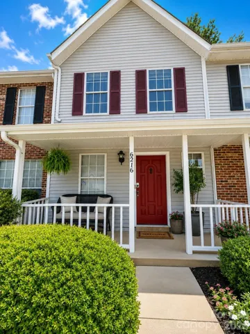 AI-enhanced illustrating the potential appearance of front porch
