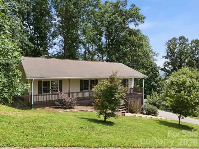 Elevated, wooded lot