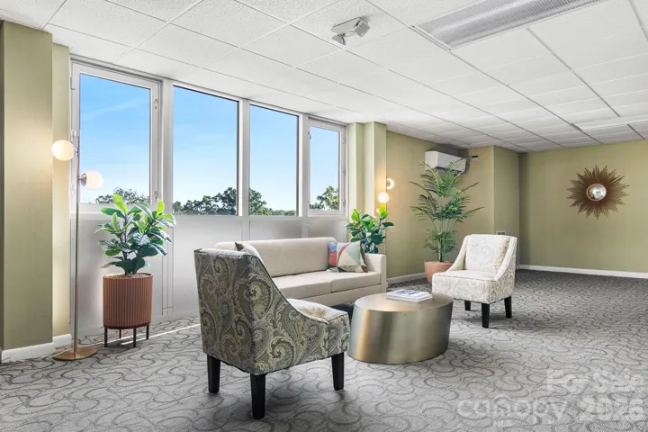 Each floor has its own lobby