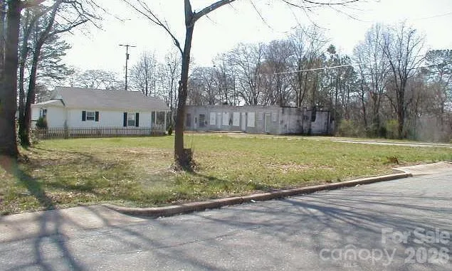 Mostly flat, cleared lot