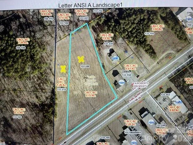 2 Parcels equals 4 Acres approx.