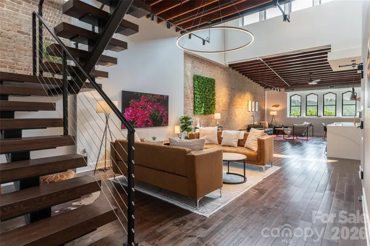 Open staircase