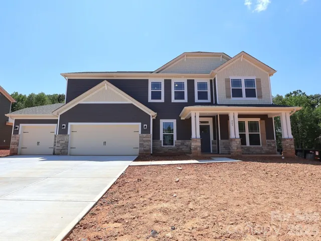 Exterior. Sod will be installed once home is sold