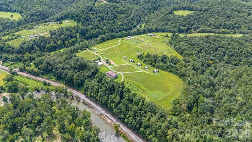 Stunning acreage overlooking the French Broad River