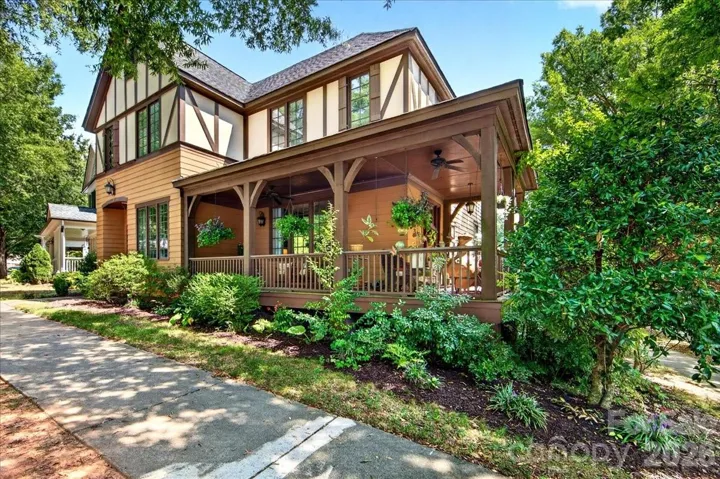 view of the huge porch
