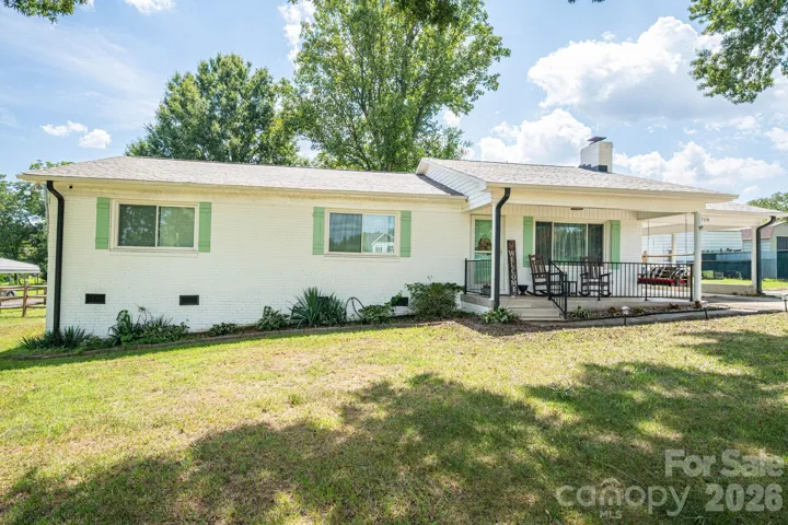 Welcoming front porch