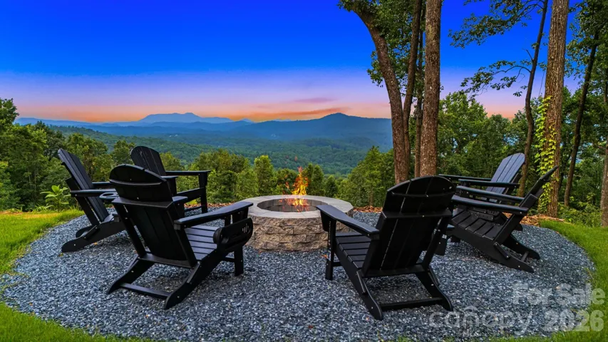 Fire pit perfect for cool Fall evenings!