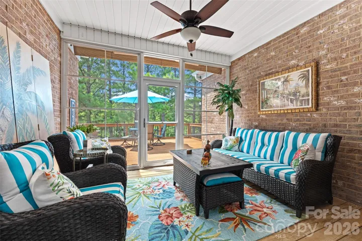 3 Seasons Room with EZ Breeze windows.