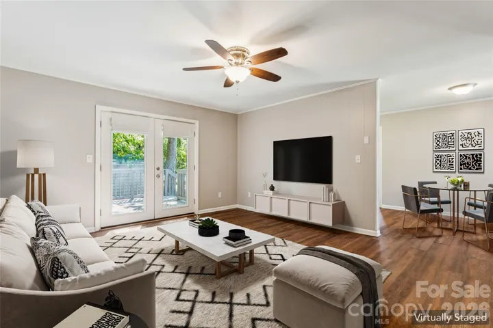 Welcome Home! Virtually staged to show space.