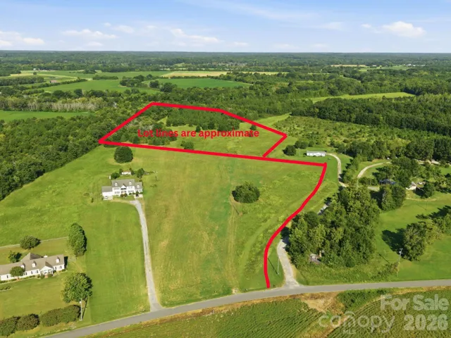 Room to spread out! 13.99 acres! Lot lines are approximate.