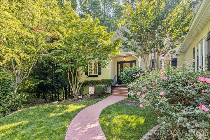Lovely semi private front entrance.