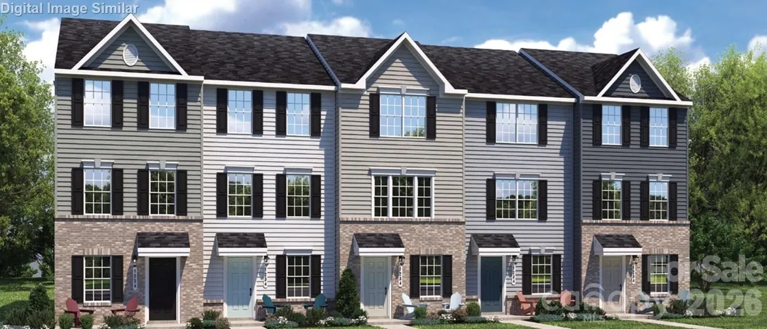 Spencer E townhomes. Elevations vary.  To be built.  Illustrative purposes only