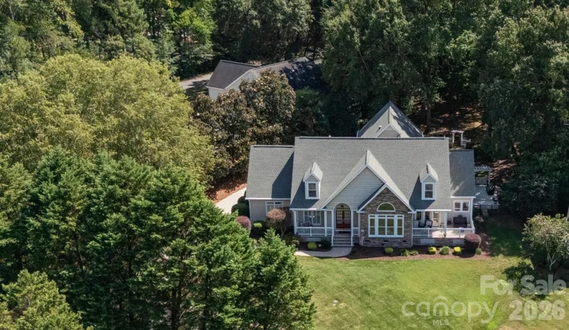 Aerial view showing the property