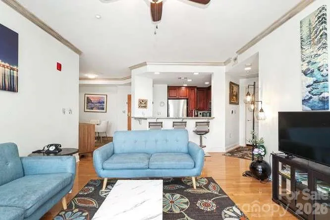 Family room leading to balcony