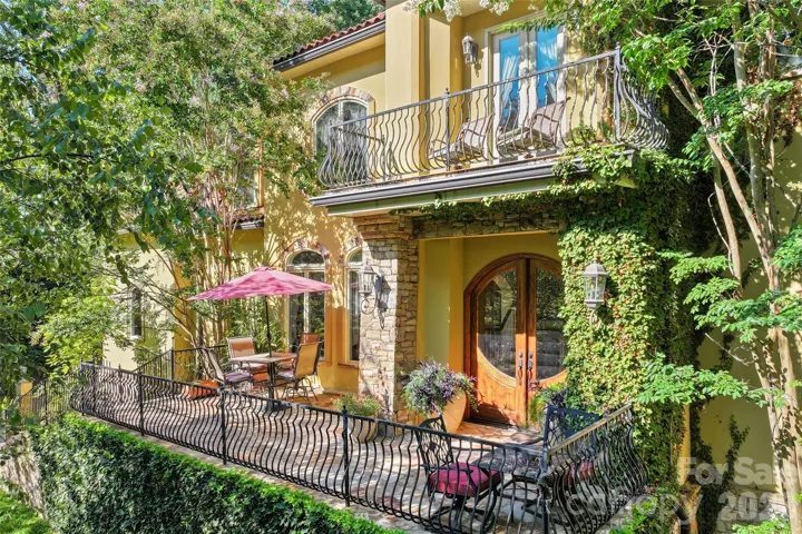 Stone Terrace Porch Entrance