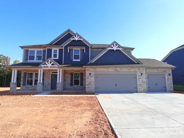 Exterior. Sod will be installed once home is sold