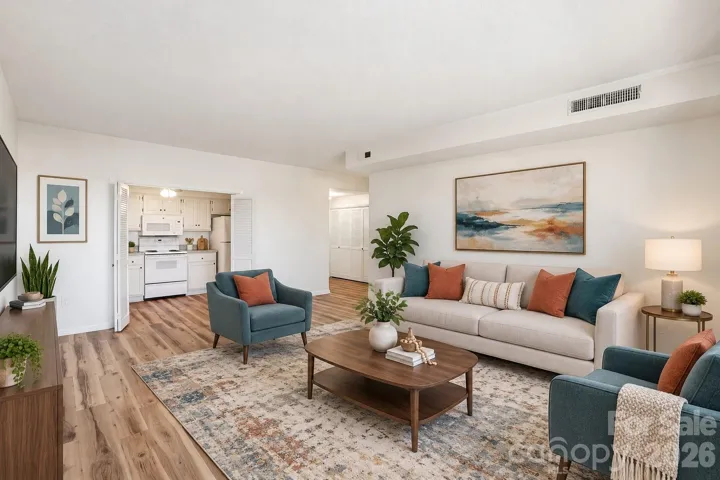 Living room - Virtually staged