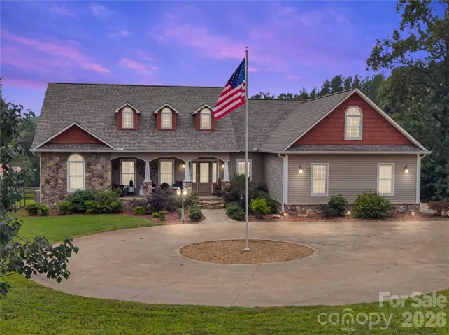 4 bedroom, 3.5 bath, pristine home on 4.99 acres with a 908 sf guest house. 2 fenced paddocks, the larger field has a great two stall open shed for horses or livestock.