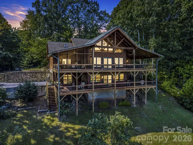 Twilight Exterior from drone