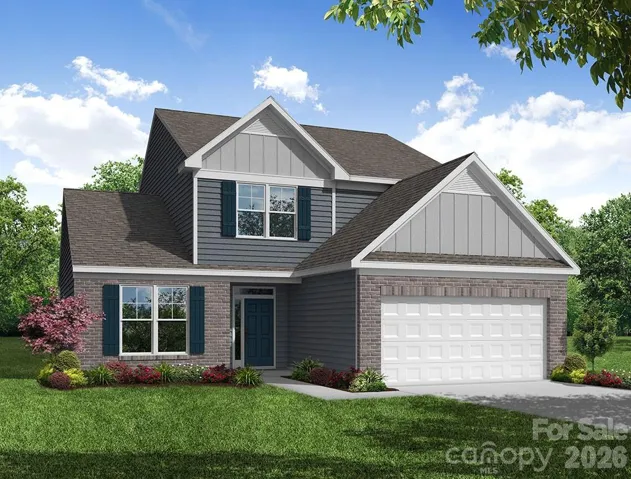 Homesite 109 features a PROPOSED Raleigh B floorplan