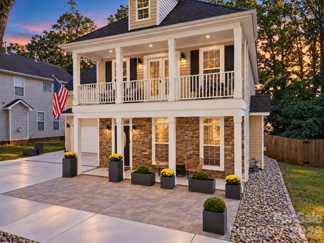 Welcome home! Digitally rendered twilight of the home