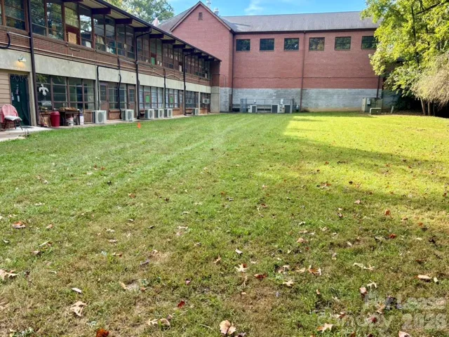 Office suite is through these bottom doors on the left lower building.